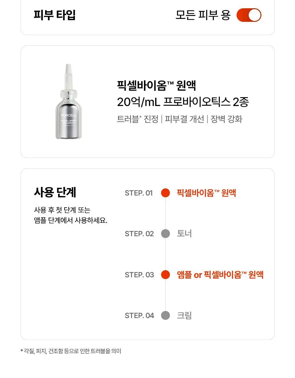 [튼튼장벽강화] 퍼셀 20억/mL 픽셀바이옴 유산균 원액 20ml 상세페이지 45